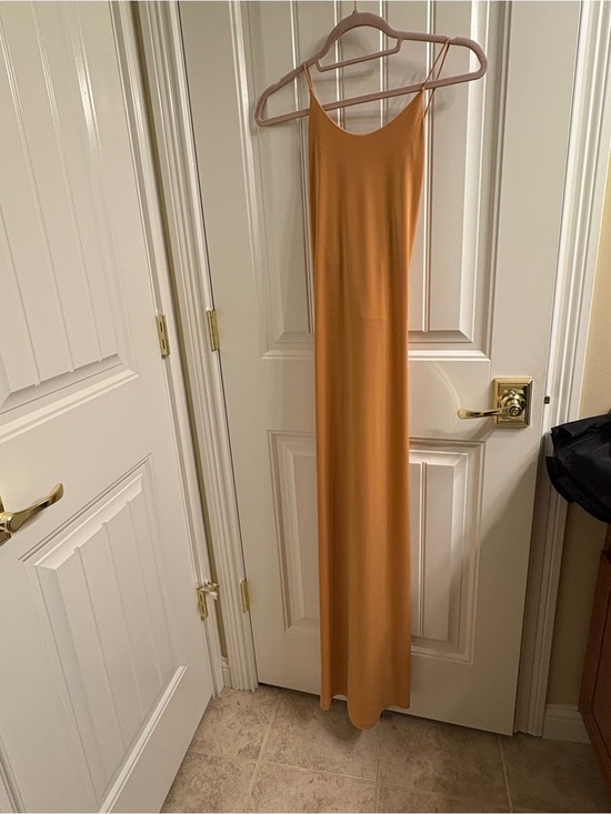 Calvin Klein Dresses & Skirts - Francisco Costa x Calvin Klein NWT Terra Cotta Clay Slip Maxi Dress 10 90s Style